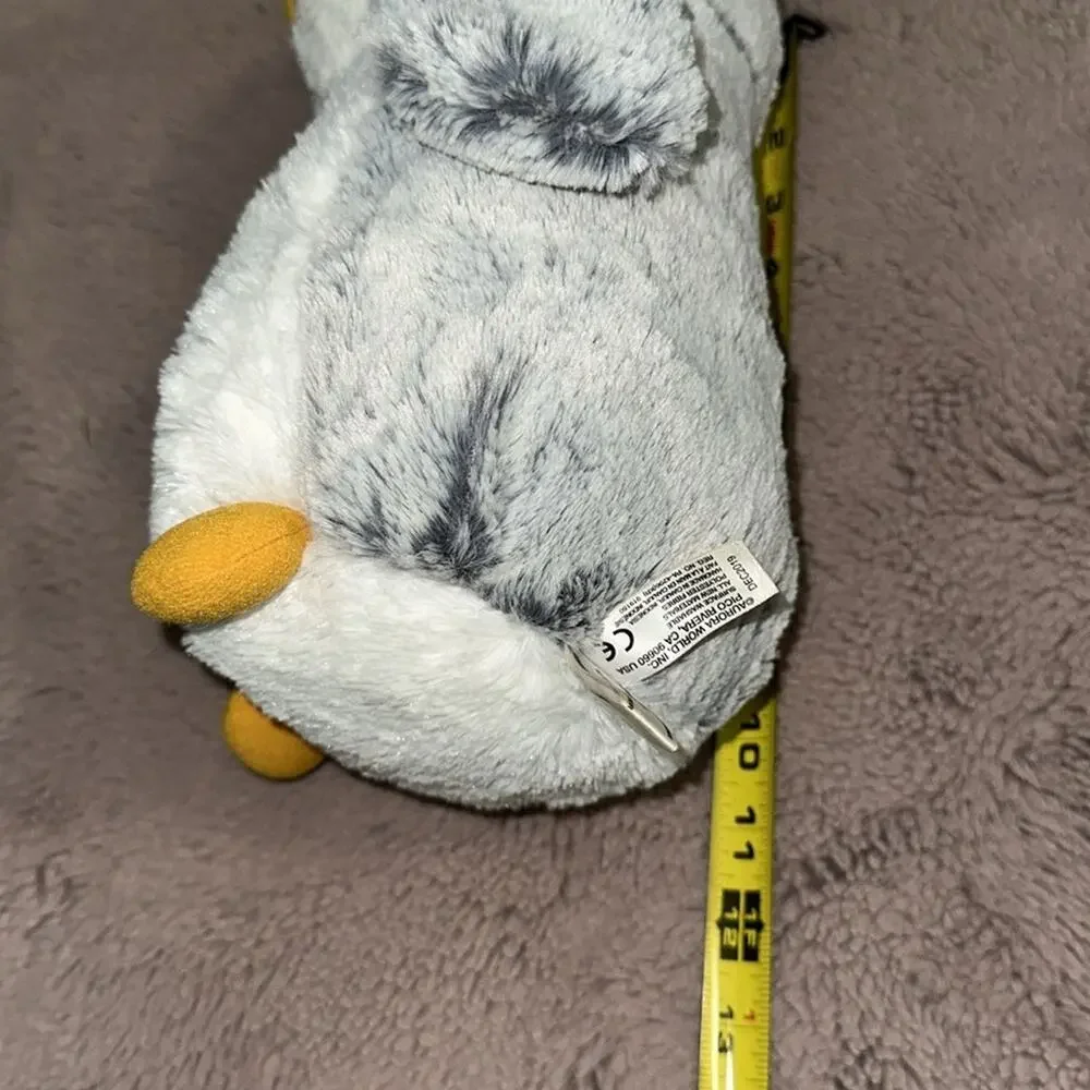 Aurora World Penguin Plush Frosty Gray White Soft Stuffed Animal